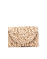 Oahu Straw Crossbody Clutch - Beige Ins Street
